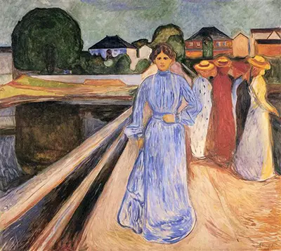 Women on the Bridge Edvard Munch